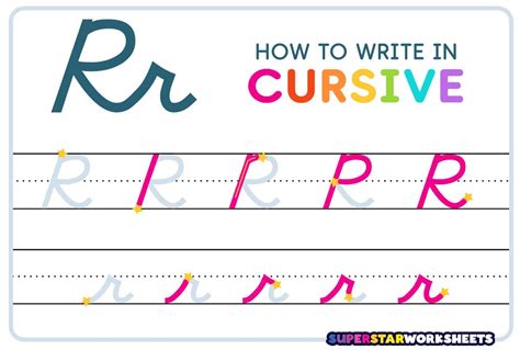 how do you spell r in cursive